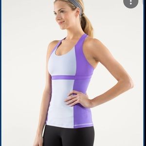NWT Lululemon Run: Fast Track Tank
Cool Breeze / Power Purple Size 2
